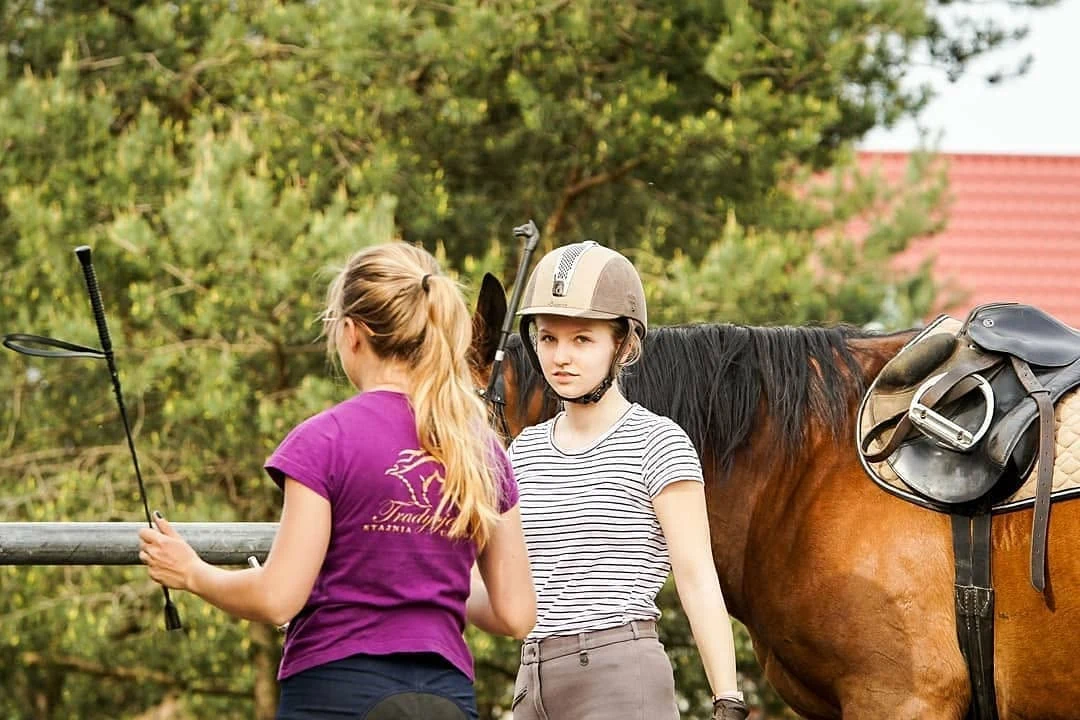 Spotkanie przy koniu na terenie Stajni Tradycja